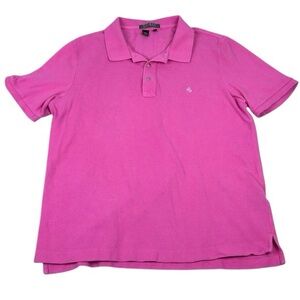 Vintage Ralph Lauren Hot Pink Polo Short Sleeve Shirt 90s